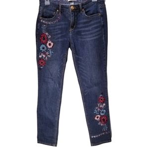 Vintage American Blues Floral Womens Jeans